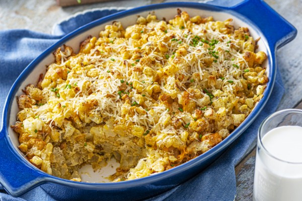 Casserole de pommes de terre rissolées au fromage 