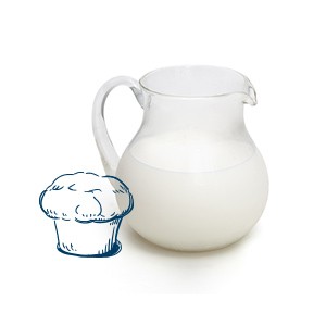 partly skimmed milk image FR